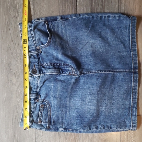 Free people denim mini skirt. - Picture 7 of 8
